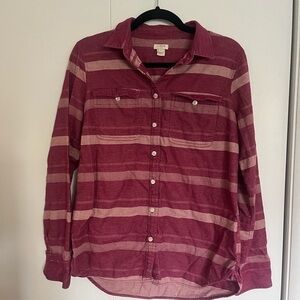 J. Crew Men’s Size Small Stripped Button Down Shirt